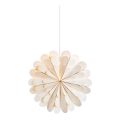 Markslöjd 705306 - Decoración de navidad MARIGOLD 1xE14/25W/230V 45 cm blanco