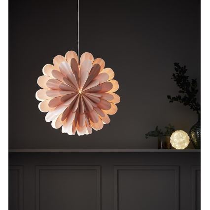 Markslöjd 705307 - Decoración navideña MARIGOLD 1xE14/25W/230V 60 cm rosa