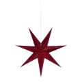 Markslöjd 705486 - Decoración navideña VELOURS 1xE14/6W/230V 75 cm color rojo