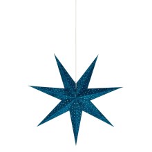 Markslöjd 705487 - Decoración navideña VELOURS 1xE14/6W/230V 75 cm azul