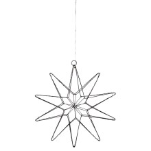 Markslöjd 705749 - Decoración de Navidad LED GLEAM LED/0,6W/3xAA negro