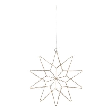 Markslöjd 705751 - Decoración de navidad LED GLEAM LED/0,6W/3xAA dorado