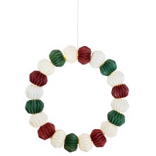 Markslöjd 705815 - Decoración de Navidad LED TUBBY LED/0,6W/3xAA blanco/verde/rojo