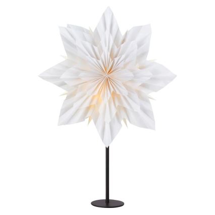 Markslöjd 705838 - Decoración de Navidad NEELA 1xE14/25W/230V 43 cm blanco/negro