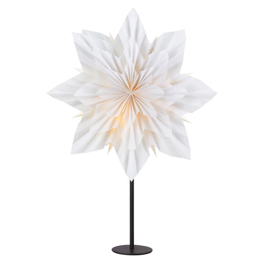 Markslöjd 705838 - Decoración de Navidad NEELA 1xE14/25W/230V 43 cm blanco/negro