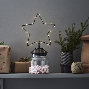 Markslöjd 705854 - Decoración navideña LED SWEETIE LED/0,45W/3xAA estrella