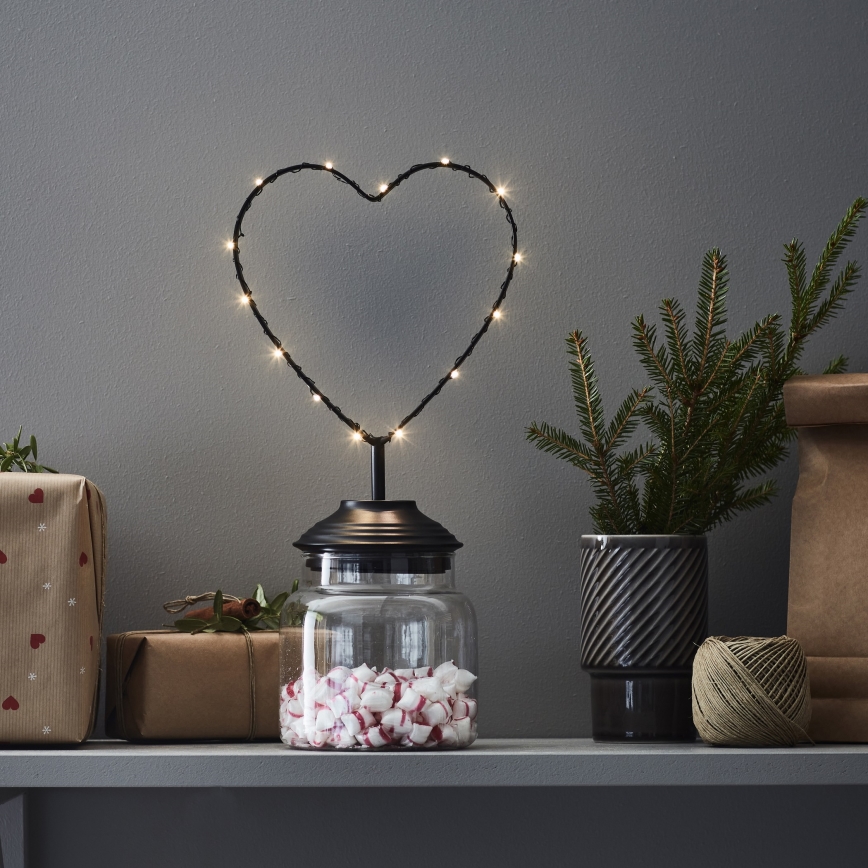 Markslöjd 705855 - Decoración navideña LED SWEETIE LED/0,45W/3xAA corazón