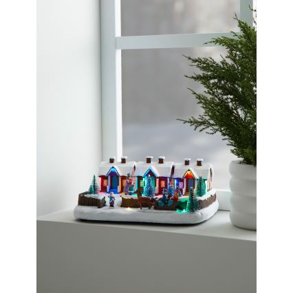 Markslöjd 705901 - Decoración de Navidad LED KATTHULT LED/0,51W/4,5V multicolor