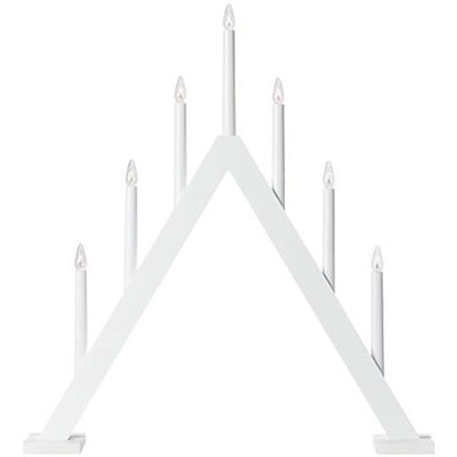 Markslöjd 706225 - Candelero navideño ARIELE 7xE10/3W/230V blanco