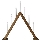 Markslöjd 706226 - Candelero navideño ARIELE 7xE10/3W/230V madera/blanco