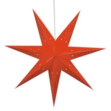 Markslöjd 8101,130 - Decoración de Navidad SATURNUS 1xE14/25W/230V diámetro 75 cm rojo