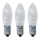 Markslöjd 8263 - SET 3x Bombilla de Navidad de alta potencia TOPPLAMPA E10/3W/34V
