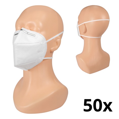 Máscara protectora clase KN95 (FFP2) 50 uds - COMFORT