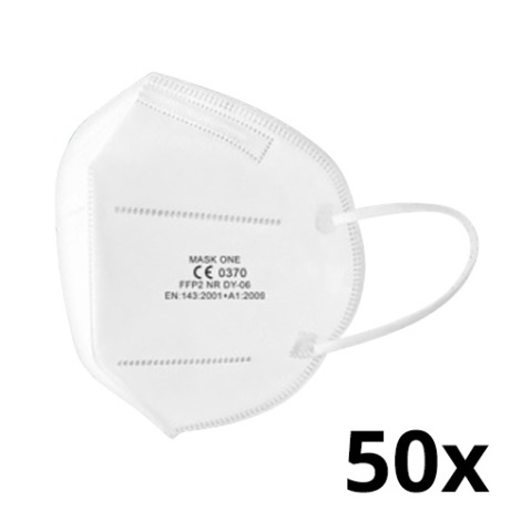 Mask One respirador para niños FFP2 NR - CE 0370 blanco 50pcs