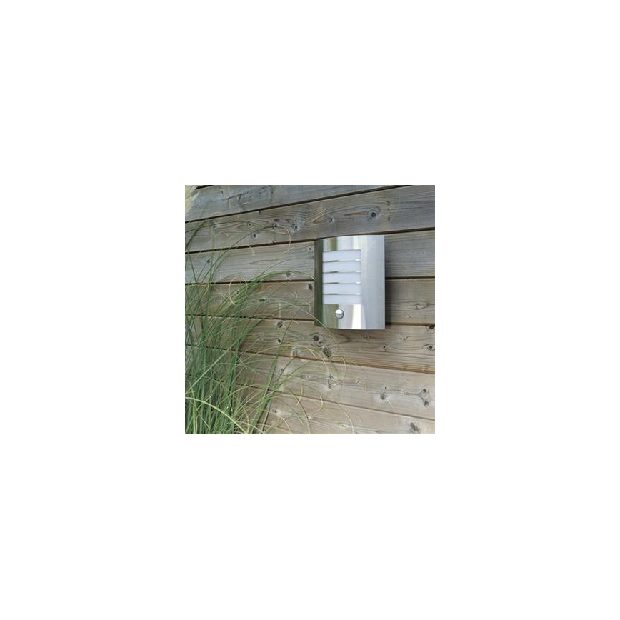 Massive 17014/47/10 - Aplique exterior con sensor OSLO 1xE27/60W IP44