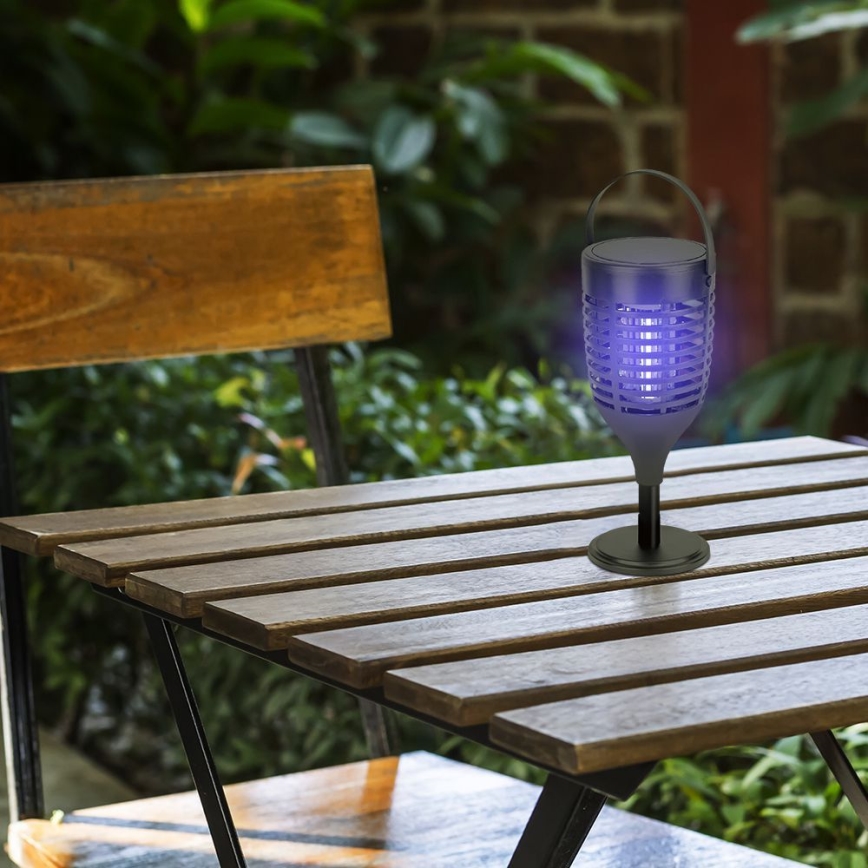 Mata insectos solar LED LED/1,3W/3,7V IP24 20 mate