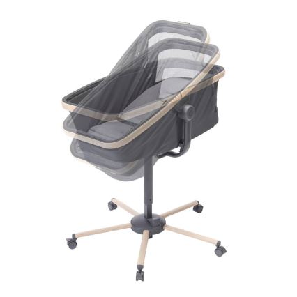 Maxi-Cosi - Cesta para bebé 3en1 ALBA gris