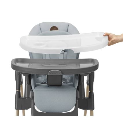 Maxi-Cosi - Silla de comedor para niños 6en1 MINLA gris/blanco