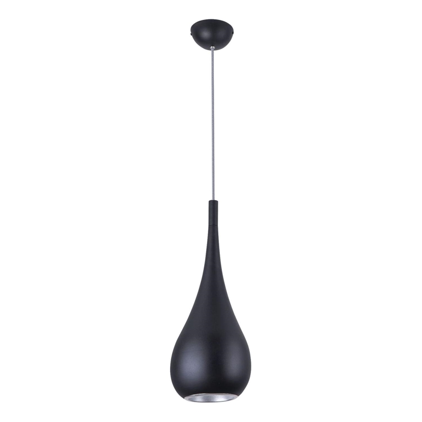 MAXLIGHT P0233 - Lámpara colgante DROP 1xE27/40W/230V diá. 20 cm negro