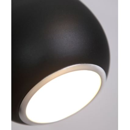MAXLIGHT P0233 - Lámpara colgante DROP 1xE27/40W/230V diá. 20 cm negro
