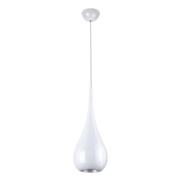 MAXLIGHT P0235 - Lámpara colgante DROP 1xE27/40W/230V diá. 20 cm blanco