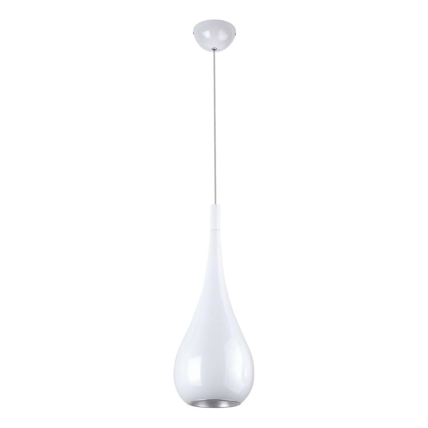 MAXLIGHT P0235 - Lámpara colgante DROP 1xE27/40W/230V diá. 20 cm blanco