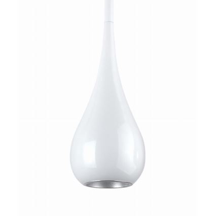MAXLIGHT P0235 - Lámpara colgante DROP 1xE27/40W/230V diá. 20 cm blanco