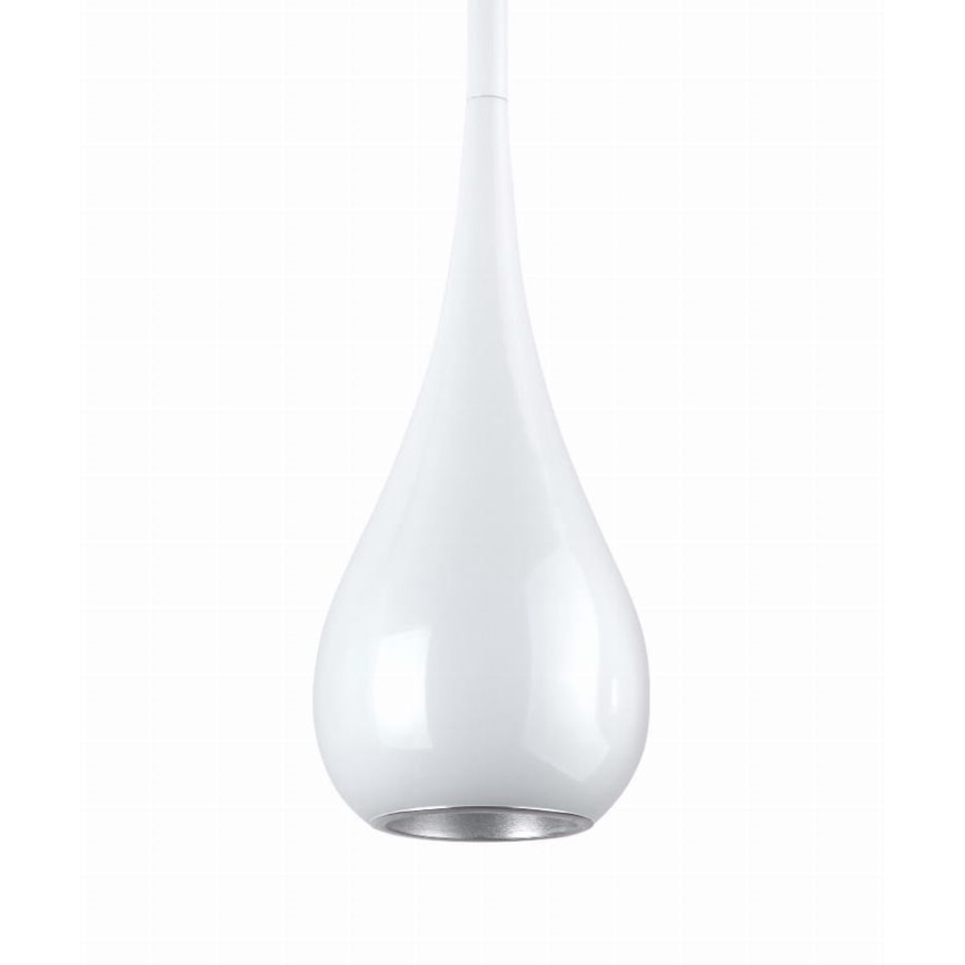 MAXLIGHT P0235 - Lámpara colgante DROP 1xE27/40W/230V diá. 20 cm blanco