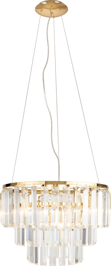 MAXLIGHT P0423 - Lámpara colgante MONACO 9xG9/40W/230V diá. 42 cm dorado