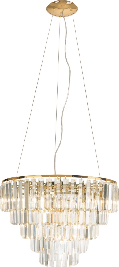 MAXLIGHT P0424 - Lámpara colgante MONACO 15xG9/40W/230V diá. 60 cm dorado