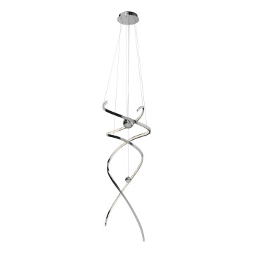 MAXLIGHT P0482D - Lámpara de araña LED regulable RITZ LED/100W/230V diá. 60 cm CRI 90 cromo brillante