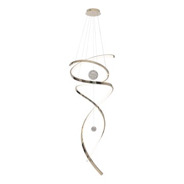 MAXLIGHT P0483D - Lámpara de araña LED regulable RITZ LED/100W/230V diá. 60 cm CRI 90 latón
