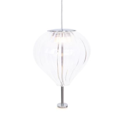 MAXLIGHT P0527 - Lámpara LED colgante PALLONCINI 2xLED/3W/230V diá. 12 cm transparente