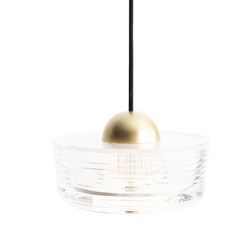 MAXLIGHT P0542 - Lámpara LED colgante LIPARI LED/6W/230V diá. 16 cm transparente
