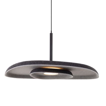 MAXLIGHT P0560 - Lámpara LED colgante DEUX LED/5W/230V negro