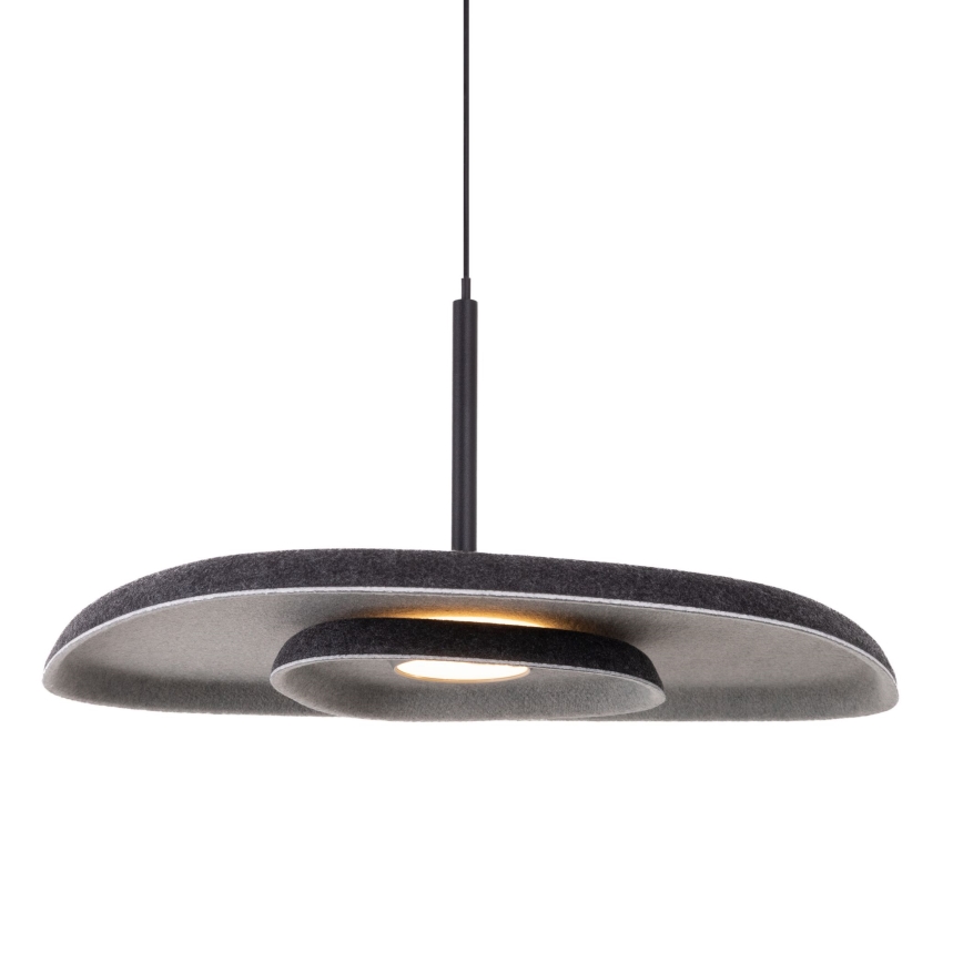 MAXLIGHT P0560 - Lámpara LED colgante DEUX LED/5W/230V negro