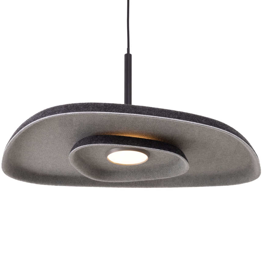 MAXLIGHT P0560 - Lámpara LED colgante DEUX LED/5W/230V negro