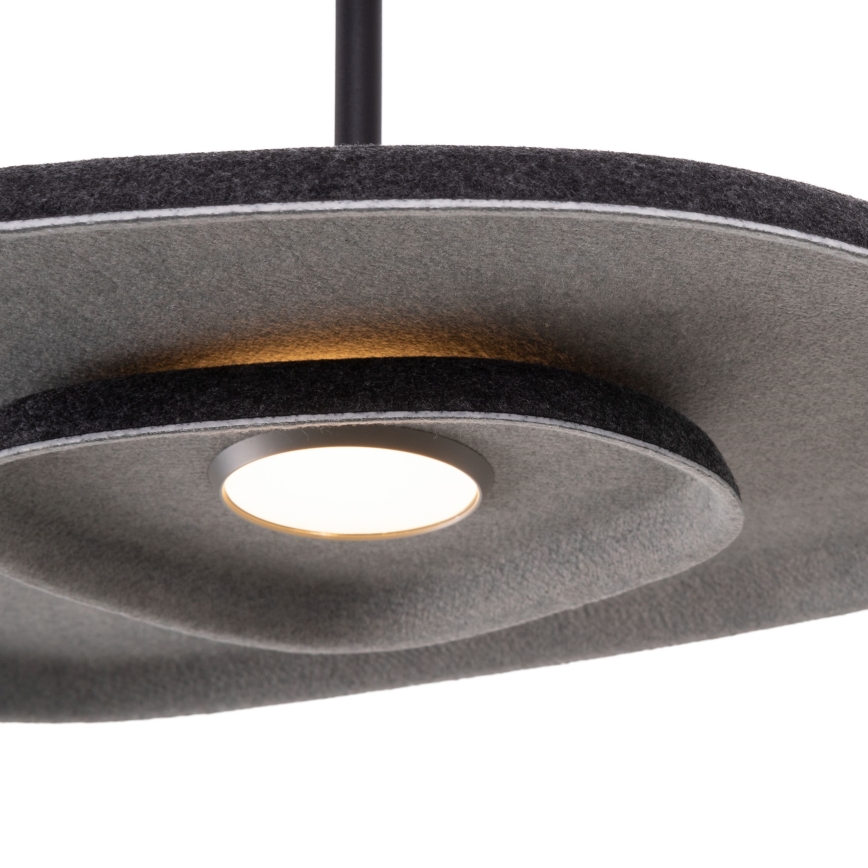 MAXLIGHT P0560 - Lámpara LED colgante DEUX LED/5W/230V negro
