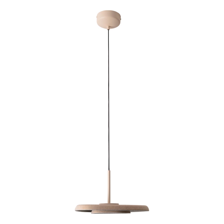 MAXLIGHT P0561 - Lámpara LED colgante DEUX LED/5W/230V beige/gris