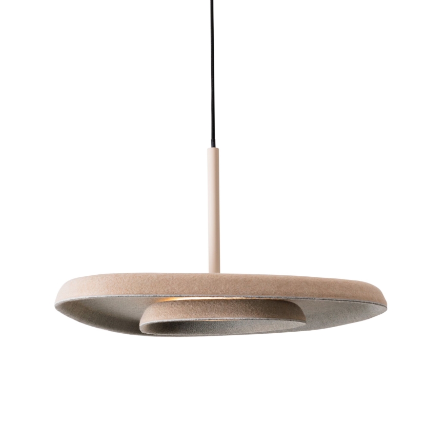 MAXLIGHT P0561 - Lámpara LED colgante DEUX LED/5W/230V beige/gris