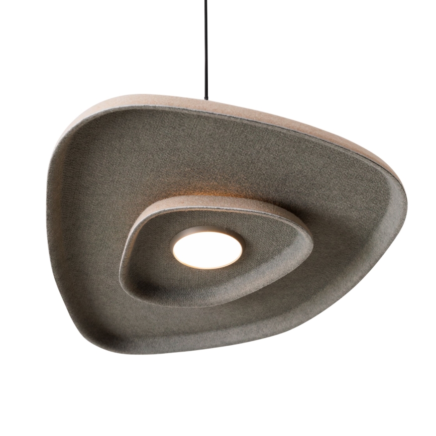 MAXLIGHT P0561 - Lámpara LED colgante DEUX LED/5W/230V beige/gris