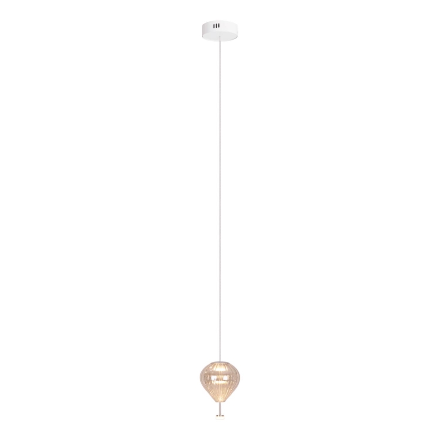 MAXLIGHT P0575 - Lámpara LED colgante PALLONCINI 2xLED/3W/230V diá. 12 cm beige