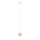 MAXLIGHT P0575 - Lámpara LED colgante PALLONCINI 2xLED/3W/230V diá. 12 cm beige