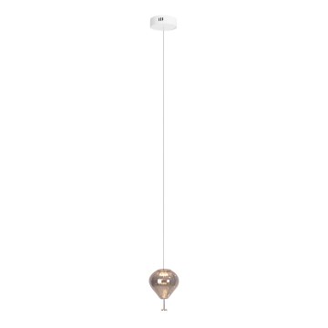 MAXLIGHT P0576 - Lámpara LED colgante PALLONCINI 2xLED/3W/230V diá. 12 cm ahumado