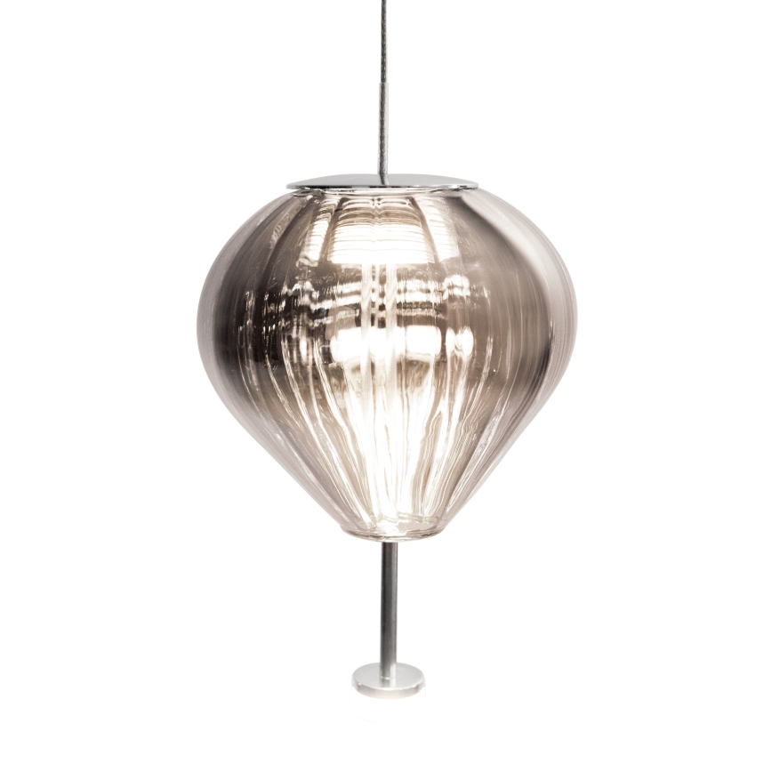 MAXLIGHT P0576 - Lámpara LED colgante PALLONCINI 2xLED/3W/230V diá. 12 cm ahumado