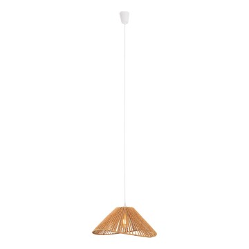 MAXLIGHT P0577 - Lámpara colgante AMALFI 1xE27/15W/230V diá. 45 cm beige