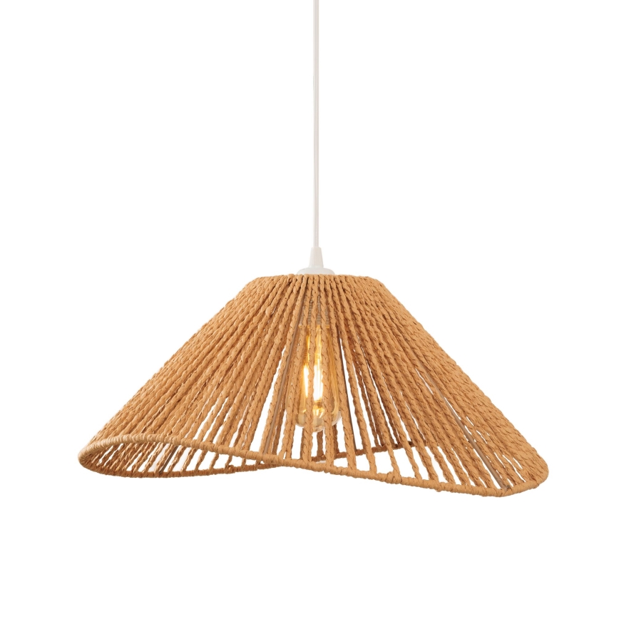 MAXLIGHT P0577 - Lámpara colgante AMALFI 1xE27/15W/230V diá. 45 cm beige