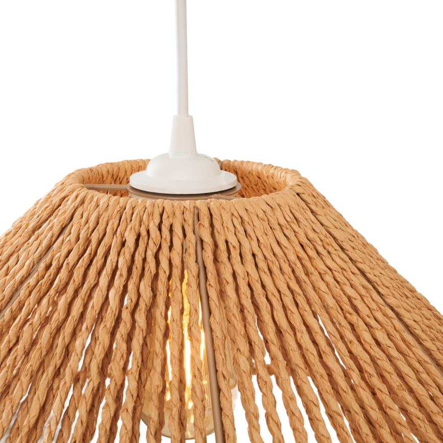 MAXLIGHT P0577 - Lámpara colgante AMALFI 1xE27/15W/230V diá. 45 cm beige