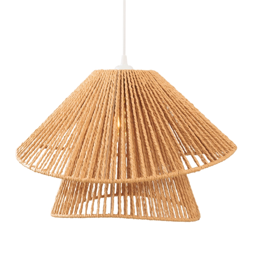 MAXLIGHT P0578 - Lámpara colgante AMALFI 1xE27/15W/230V diá. 45 cm beige