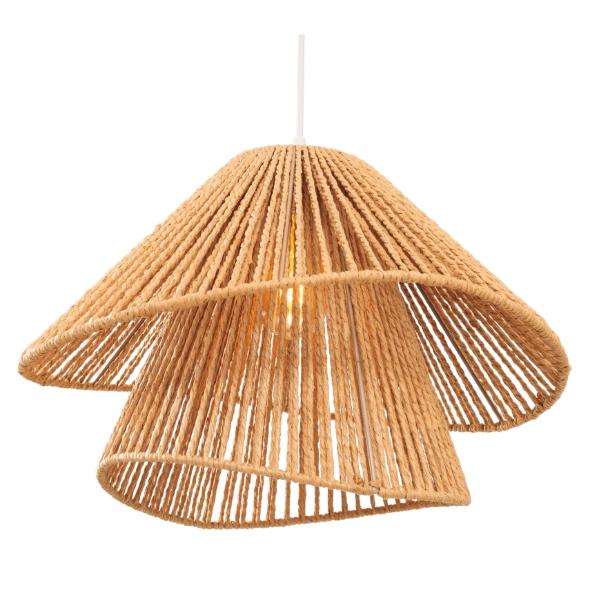MAXLIGHT P0578 - Lámpara colgante AMALFI 1xE27/15W/230V diá. 45 cm beige